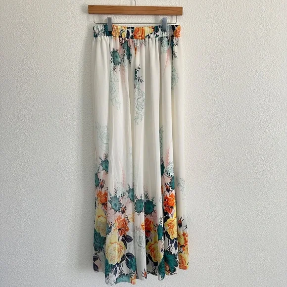 Afibii floral print maxi skirt Large - Picture 10 of 16